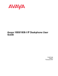 Avaya 1608-I IP Phone User Manual