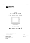 Audiovox FPE1508DV TV DVD Combo User Manual