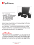 AudioSource LS130 Speaker System User Manual