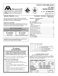 Atwood Mobile Products 10-E Water Heater User Manual