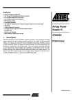 Atmel ATA6264 Power Supply User Manual