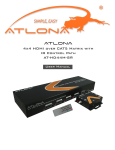 Atlona AT-HD44M-SR Printer User Manual