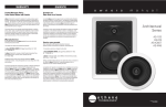 Athena Technologies AS-1C6 Speaker User Manual