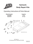 ATD Tools Atd-5810 Automobile Parts User Manual