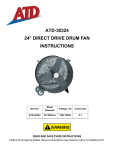 ATD Tools ATD-30324 Fan User Manual