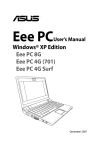 Asus 4G (701) Laptop User Manual