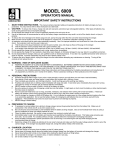 Associated Equipment 6009 Battery Charger User Manual