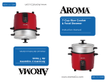 Aroma ARC-717-1ngr Rice Cooker User Manual