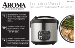 Aroma ARC-1030SB Rice Cooker User Manual