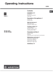 Ariston FH 527 AUS Oven User Manual