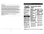 Aquacal H/AT100R Heat Pump User Manual