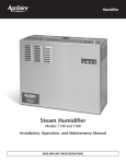 Aprilaire 1150 Humidifier User Manual