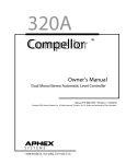 Aphex Systems 320A Stereo System User Manual