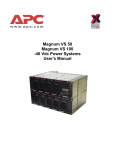 APC VS 100 Power Supply User Manual