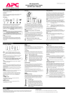 APC PMP4DS-A Surge Protector User Manual