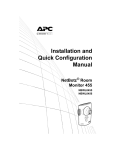 APC NBWL0456 Baby Monitor User Manual