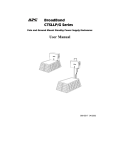 APC CTSLLP/G Power Supply User Manual