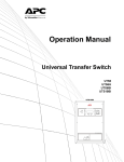 APC BU154A Power Supply User Manual