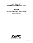 APC 1400XLT Power Supply User Manual