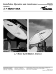 Andrew 3.7-Meter Earth Station Antenna Stereo System User Manual