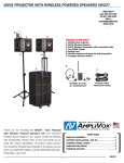 AmpliVox SW227 Speaker System User Manual