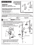 American Standard 7440.101 Laptop Docking Station User Manual