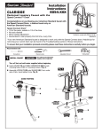 American Standard 6054.XXX Indoor Furnishings User Manual