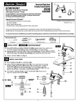 American Standard 4508S Indoor Furnishings User Manual