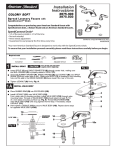 American Standard 3875-403 Indoor Furnishings User Manual