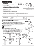 American Standard 3698.016 Indoor Furnishings User Manual