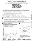 American Standard 3505 Indoor Furnishings User Manual