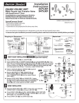 American Standard 3475.301 Indoor Furnishings User Manual