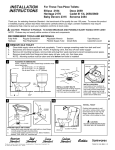 American Standard 2059 Indoor Furnishings User Manual