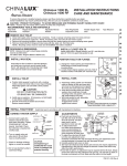 American Standard 0955.023 Indoor Furnishings User Manual