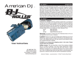 American DJ DJ Roller DJ Equipment User Manual