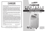 Amcor 000E Air Conditioner User Manual
