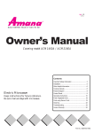 Amana ACM1460A Microwave Oven User Manual