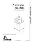 Alliance Laundry Systems TLW12CTLW12C Speaker User Manual
