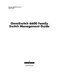 Alcatel Carrier Internetworking Solutions omniswitch Switch User Manual