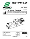 Alamo 88 Lawn Mower User Manual