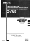Aiwa Z-VR55 Stereo System User Manual
