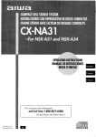 Aiwa CX-NA31 Stereo System User Manual