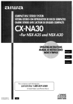 Aiwa CX-NA30 CD Player User Manual