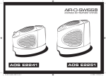 Air-O-Swiss AOS E2241 Humidifier User Manual