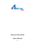 Airlink101 AWLH4030 Network Card User Manual