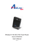 Airlink101 AR550W3G Network Router User Manual