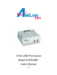 Airlink101 APSUSB1 Air Conditioner User Manual