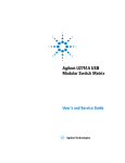 Agilent Technologies U2751A Switch User Manual