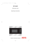 AEG MC2660E Microwave Oven User Manual