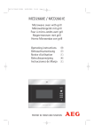 AEG 86850 Washer User Manual
